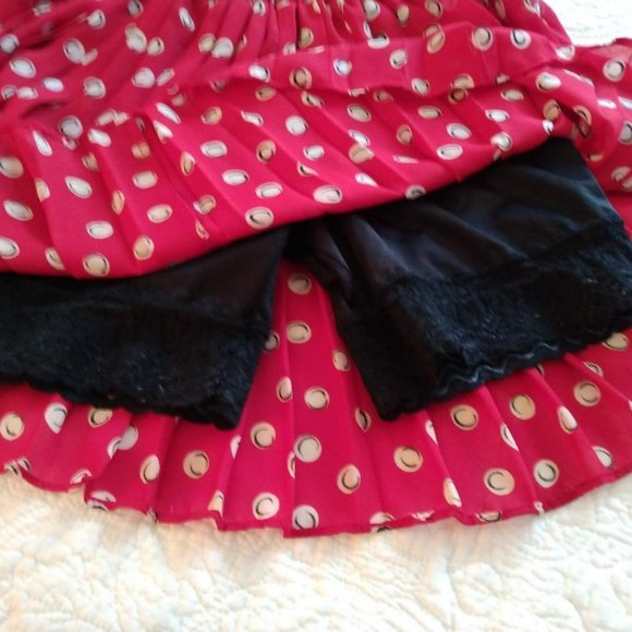 Red Hot Red Mini Skirt - Picture 2 of 2